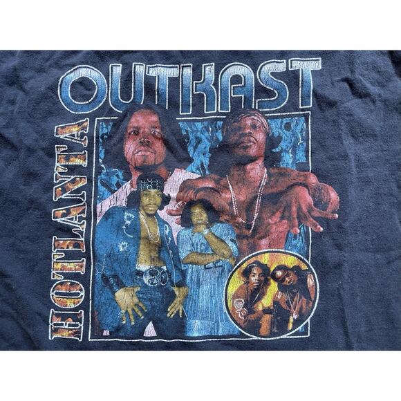 OutKast Other - OutKast Hotlanta VTG Style Tee Shirt L Faded Urban Outfitters Streetwear Rap Y2K